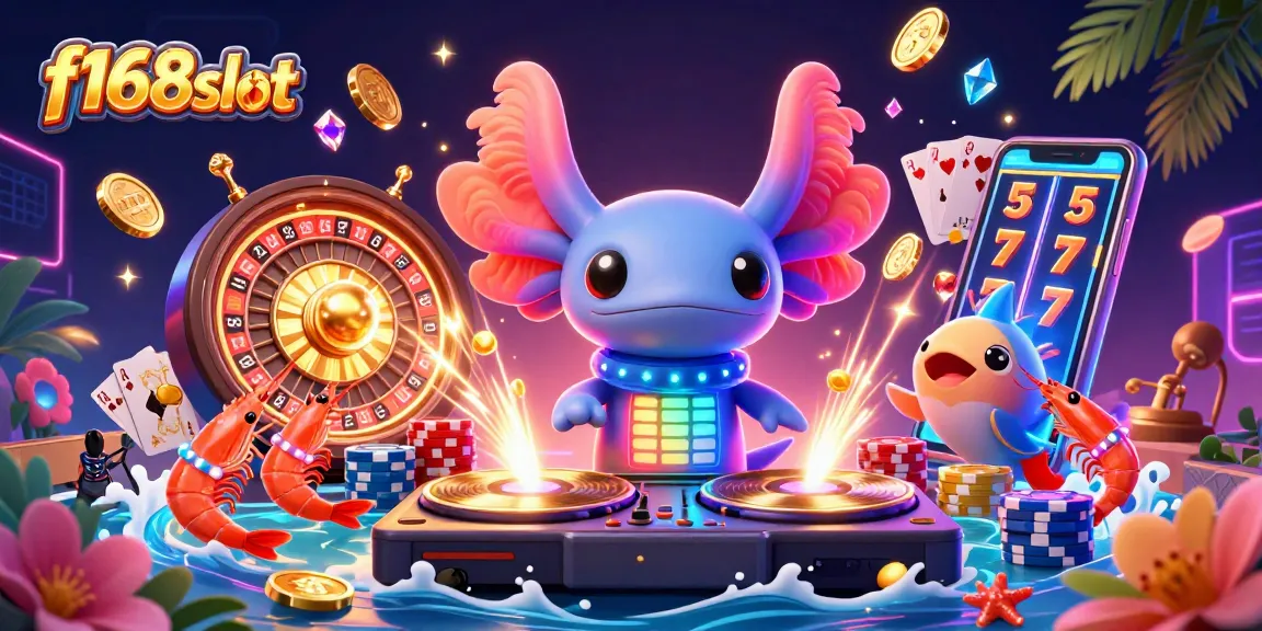 Experience the excitement of f168slot with vibrant underwater characters and dynamic gaming elements.